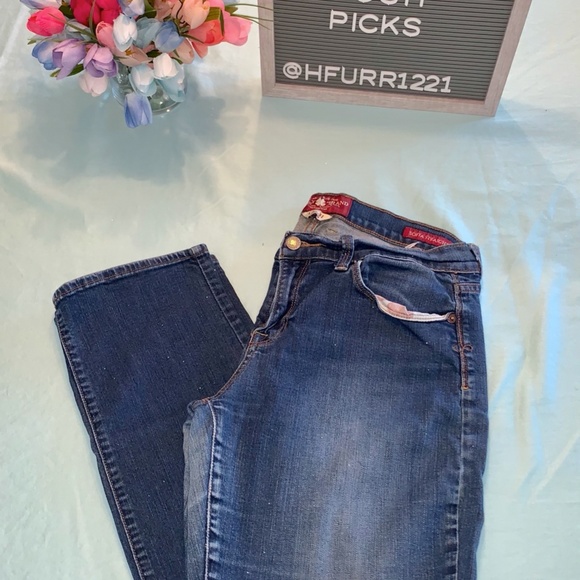LUCKY BRAND SOFIA STRAIGHT JEANS SZ 12/31 - Picture 3 of 6